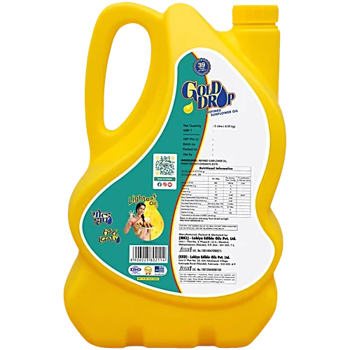 Gold Drop Sunflower Oil 5L Jar