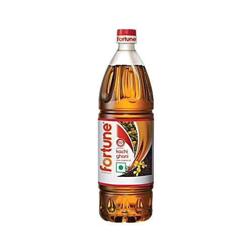 Fortune Premium Kachi Ghani Pure Mustard Oil, 500 ml Bottle